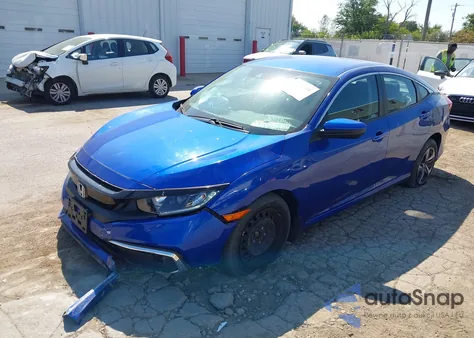 2020 Honda Civic Lx from USA, damaged, VIN 19XFC2F63LE024927